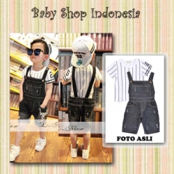 baju anak import celana overall anak celana softjeans anak celana pendek anak setelan anak import baju anak branded lnice overall celana anak hitam  large